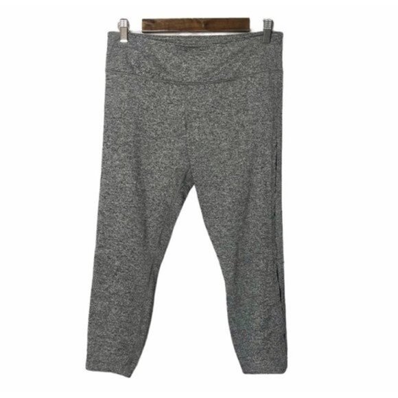 Forever 21 Grey Crop Athletic Pants L - Picture 1 of 3